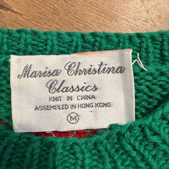 Vintage Marisa Christina Christmas Knit Sweater - Picture 4 of 5